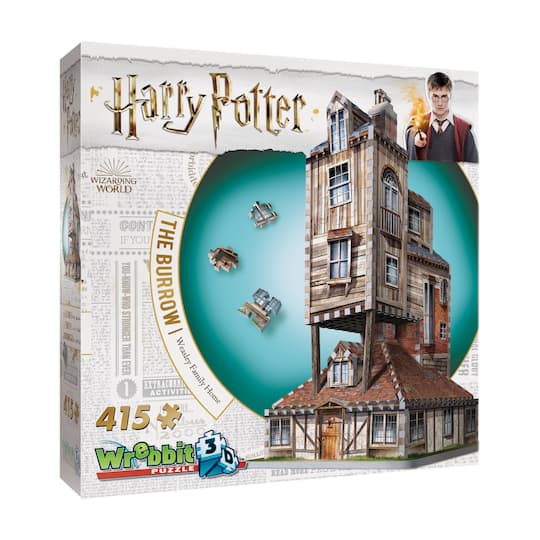 Harry Potter™ The Burrow Weasley Family Home 415 Piece 3D Puzzle
